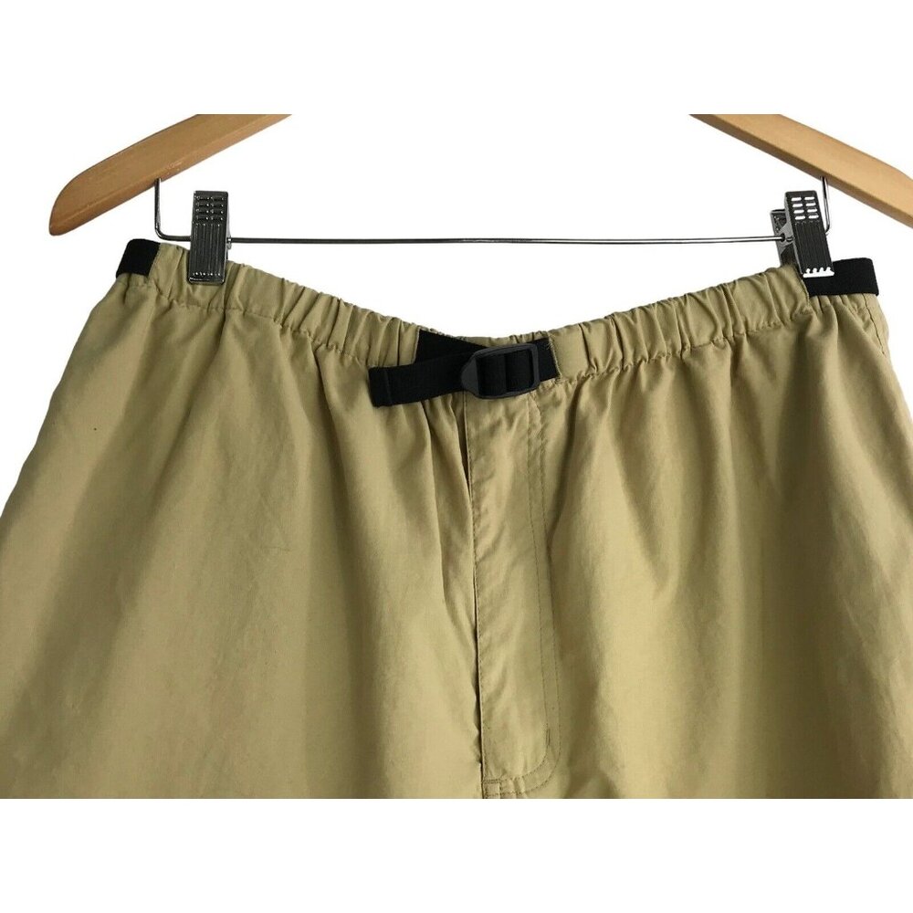 Patagonia Shorts Mens Size Large Baggies Khaki Elastic Belt Unlined Pockets - Picture 2 of 11